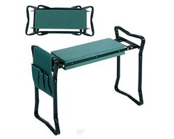 Kniebank voor Tuinieren met Zacht Kussen en Inklapbare Tuinkruk