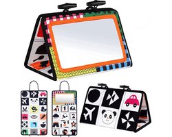 Knisperboekje - Montessori Boekjes - Baby's Eerste Boekje - Buggyboekje - Buikligtrainer Baby - Kijk en Knisperboekje - Educatief Speelgoed - buiklig Speelgoed voor Baby’s 0-24 mnd – Speelgoed 1 jaar - Speelgoed 2 jaar - Kraam Cadeau - Box speelgoed