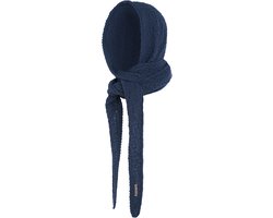 Knit Factory Blake Capuchon Sjaal - Jeans - One Size