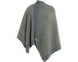 Knit Factory Dusk Omslagvest - Laurel/Urban Green - One Size