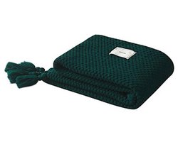 Knitted Blanket Plaid Sofa Bedspread - Warm Soft Fringes for Beach and Picnic