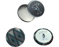 Knopen om te bekleden - Stoffen knoppen Bekleedbare knopen - Meubels stofferen - Met oog voor bevestiging