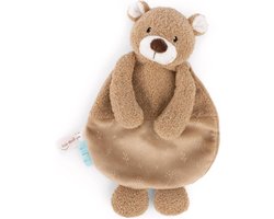 Knuffeldoek Beer - Tutdoekje Baby - Knuffelen en Troosten - Zachte Pluche Details - 25 x 17 cm - Bruin
