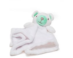 Knuffeldoek Wit Beertje - Snuiffeldoek - knuffel Lapje - Voor Kleine Kinderen Of Baby - 28 cm - Wit