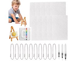 Knutselset - 3D Schilderen - Creatief Maken - Schuim Textuur - 12 Kleuren - Multicolor
