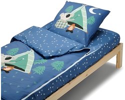 Koala Kinderbeddengoed, 3-delig, zonder dekbed, 90 x 190 cm, katoen 90 x 190 cm
