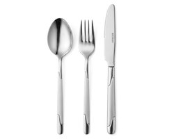 Kochmann Bestekset 18 Delig – RVS Bestek Set – 6 Tafellepels 6 Tafelvorken, 6 Tafelmessen – Hoogwaardig Roestvrij Staal – Vaatwasserbestendig – Luxe Bestek – Modern Design – Duurzaam – Bestek Set 6 Personen – Keuken Bestek – Horeca Bestek RVS