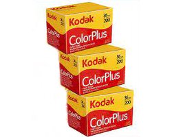 Kodak ColorPlus 135-36 | 200 Asa | Kleinbeeld | 36 Opnames 3 pak | 200 Iso | Analoog | Fotorolletje | Filmrol | Fotorol | Filmpje