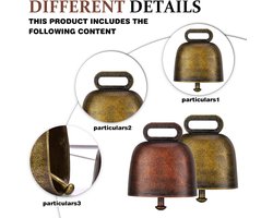Koe klokken 24 stuks - Vintage schapen klokken - Sterk koper bronzen materiaal - Duurzaam en roestbestendig - ShopVlot