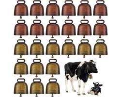 Koe klokken 24 stuks - Vintage schapen klokken - Sterk koper bronzen materiaal - Duurzaam en roestbestendig - ShopVlot