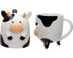 Koe Ondersteboven Keramiek Mok koeien beker boerderij.