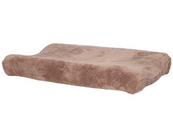 Koeka aankleedkussenhoes Malmö | teddystof | caffe | bruin | 45x73 cm