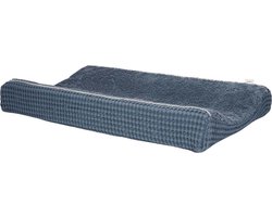 Koeka aankleedkussenhoes wafel Amsterdam bluestone 45x73