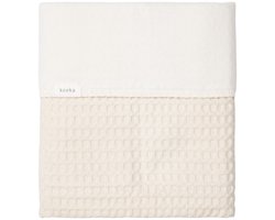Koeka Amsterdam Wafel Ledikantdeken - Cotton Fleece - Natural