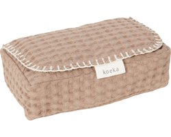 Koeka billendoekjes houder Antwerp - wafelstof - bruin