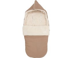 Koeka buggy voetenzak wafel/teddy Oslo caffe One Size