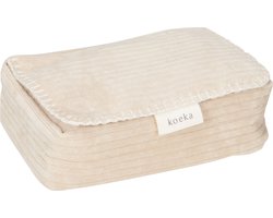 Koeka hoes voor babydoekjes Vik sand One Size
