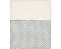 Koeka ledikantdeken cotton fleece wafel Amsterdam ocean air 100x150