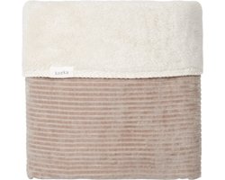 Koeka ledikantdeken teddy Vik clay 100x150