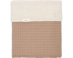 Koeka ledikantdeken wafel/teddy Oslo caffe 100x150