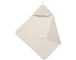 Koeka omslagdoek wafel/teddy Oslo - sand - 100x100