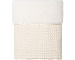 Koeka Oslo Teddy Eenpersoonsdeken - Wafel - Natural / Pebble
