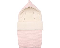 Koeka voetenzak 0+ 3/5 punts wafel/teddy Oslo cotton candy 0-6 Maanden