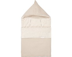 Koeka voetenzak 0+ 3/5 punts wafel/teddy Oslo sand 0-6 Maanden