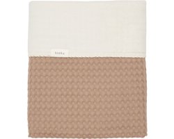 Koeka wiegdeken cotton fleece wafel Amsterdam caffe 100x75