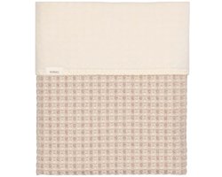 Koeka wiegdeken cotton fleece wafel Amsterdam crumble 100x75