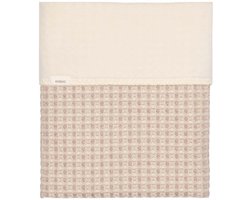 Koeka Wiegdeken - Cotton Fleece Wafel Amsterdam – Crumble - 75x100 cm