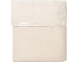 Koeka wiegdeken teddy Faro warm white 75x100