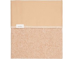 Koeka Wiegdeken Vigo flanel  - caramel / soft caramel - 75x100cm