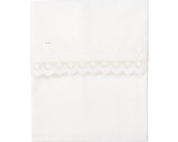 Koeka wieglaken Crochet milky 80x100