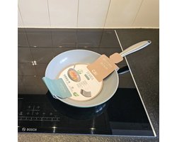 Koekenpan 24 cm keramisch PFAS-vrij – Terra Orange