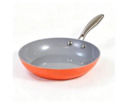 Koekenpan 28 cm keramisch PFAS-vrij – Terra Orange