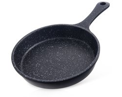 Koekenpan Graniet GRANDE 16 cm - Multifunctionele Pan voor Vlees - Groenten