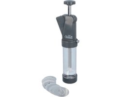 Koekjespers - BIRKMANN - EASY BAKING - Kunststof - Inclusief 10 patroonschijven - 8 x 28 x 6 cm