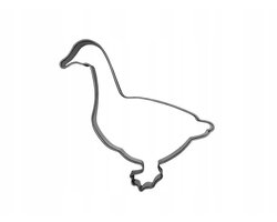 Koekjesvorm Gans 10 cm - RVS, Perfect voor Bakken en Decoreren