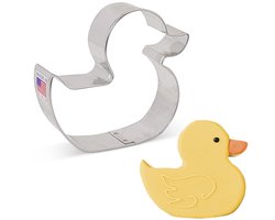 Koekjesvormpje in de vorm van een rubberen eend, 10,2 cm - Koekjesvormpjes van Ann Clark