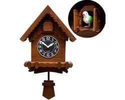 Koekoeksklok Elektrisch - Klassiek Hout Klok - Wandklok Modern