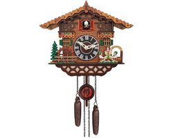 Koekoeksklok Modern - Vogelhuisje - Wandklok Antiek - Hout