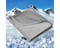 Koeldeken - Zomerdekbed - Koel dekbed - Ademend dekbed - Licht dekbed - 150 x 200 cm - Verkoelende Deken - Cooling Blanket - Zomerdekbed - Zomerdeken - Absorberend, Fris en Luchtig - Zelfkoelende Deken voor Mensen Tijdens Slapen, Bed, Bank