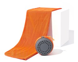Koelhanddoek voor zomer & sport - snel drogend & verkoelend -sneldrogende handdoeken - koelhanddoeken voor hardlopen - Met Opbergdoosje - 30x60 cm (Kinderen)oranje