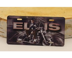 Koelkast magneet Elvis Presley op motorcycle - Elvis Presley koelkast magneetje - Elvis Presley Officially licensed product - Elvis Presley cadeau artikelen - Rock & roll ster magneetje - cadeau voor Elvis Presley fan