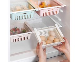 Koelkast Organizer - Keukenkast Organizers - Verstelbaar & Ruimtebesparend - 1 stuk - Keuken
