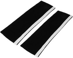 Koelkastdeur Greep - Apparaat Handvat - Keuken Decoratie - Antislip Stof - 2 Stuks - Zwart
