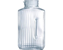 koelkastgietkan met wit deksel 2 liter