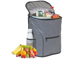 Koelrugzak voor Picknicken, Strand, Camping en Werk - Grijze Picknicktas