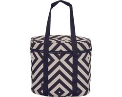 Koeltas Satt zwart wit 38cm